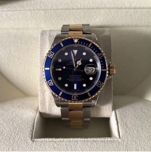 Rolex submariner 16613 blue - rolex,