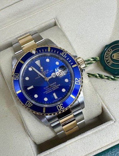 Rolex bluesy submariner 18k - submariner,