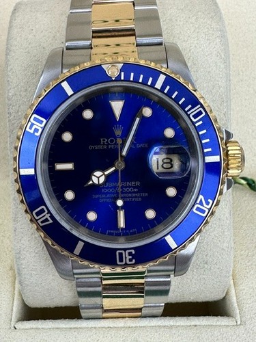 Rolex bluesy submariner 18k - submariner,