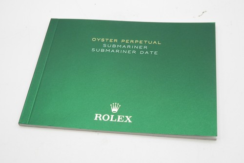 Rolex submariner date booklet - rolex,