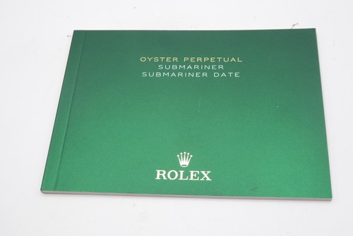 Rolex submariner date booklet - rolex,