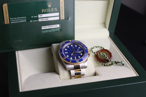 Rolex 116613lb submariner date - rolex,